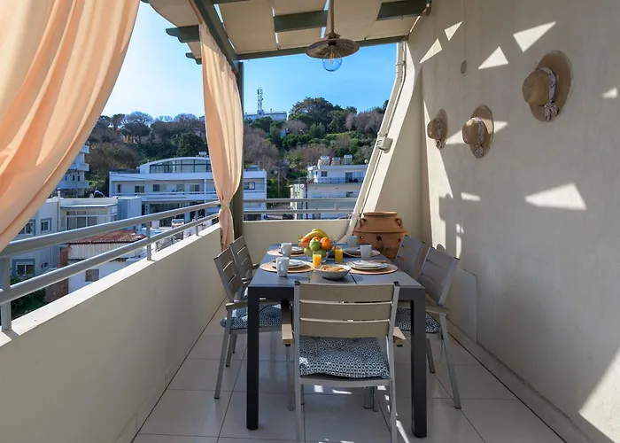 Sea And The Rhodes City